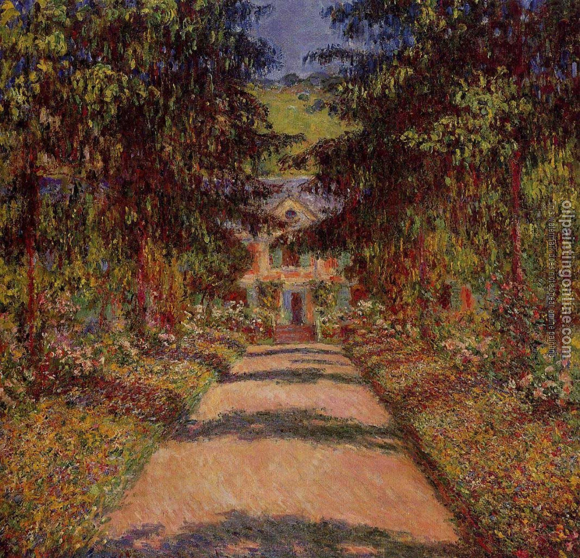 Monet, Claude Oscar - The Main Path at Giverny